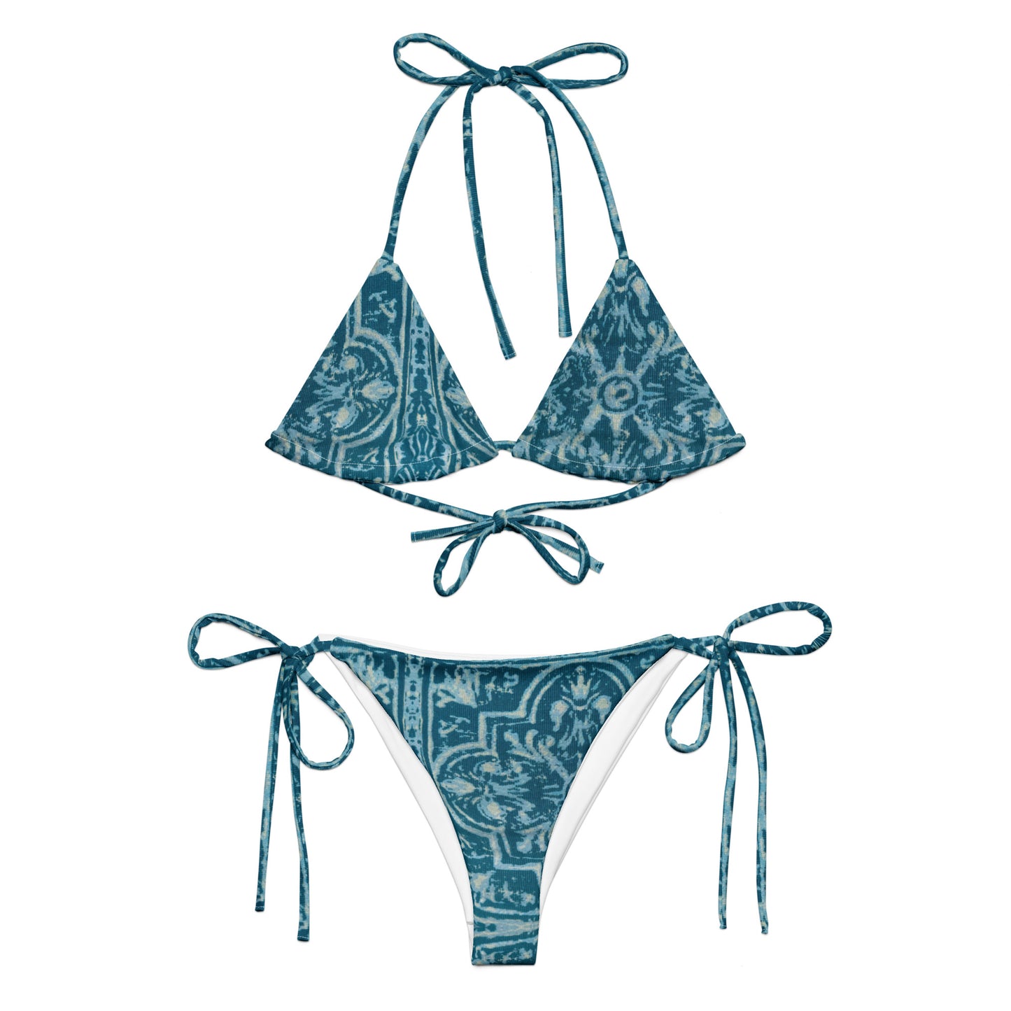 blue bikini