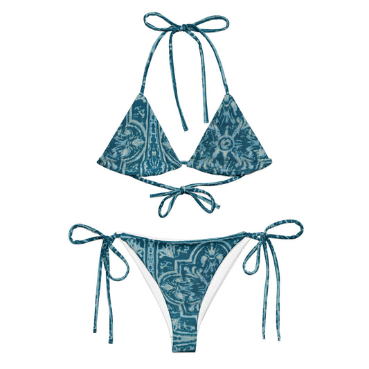 blue bikini
